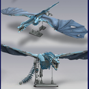 Winterfell Castle Dragon Viserion As Anime Action Figures Building Blocks Toys