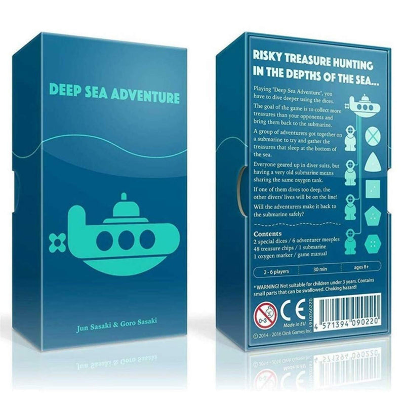 Multiple Players Deep Sea Adventure Board Game Best Gift For Children Funny Game For Family Party Entertainment Interactive Toys