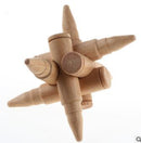 Classic Wooden Puzzle With Burr Interlocking As Brain Teasers For Children And Adults