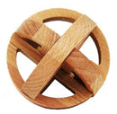 Classic Wooden Puzzle With Burr Interlocking As Brain Teasers For Children And Adults