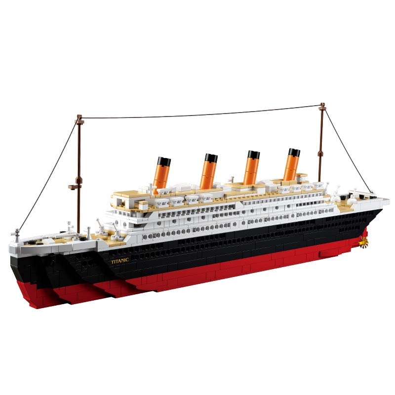 Titanic Ship Model Building Kits In 3D Blocks Educational Toys For Children