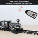 lntelligent Programming Add Water Smoke Remote Control Train 80CM DIY Assembly Parent-Child Interaction Classical Steam RC Toys
