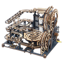3D Wooden Puzzle Marble Run DIY Model Building Block Toy Or Gift For Teens and Adult