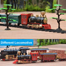 New Electric Train Set RC Trains Toy Railway Remote Control Electric Rail Car Steam Train Children's Electric Railway Trains Toy