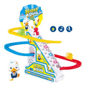 Climbing Stairs Track Electronic Music Toys Like Funny Cartoon Penguin Dinosaur Dog Duck For Children Can Serve As A Birthday Gift
