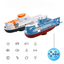 Mini RC Submarine 0.1m/s Speed Remote Control Boat Waterproof Diving Toy Simulation Model Gift for Kids Boys Girls New Year Gift
