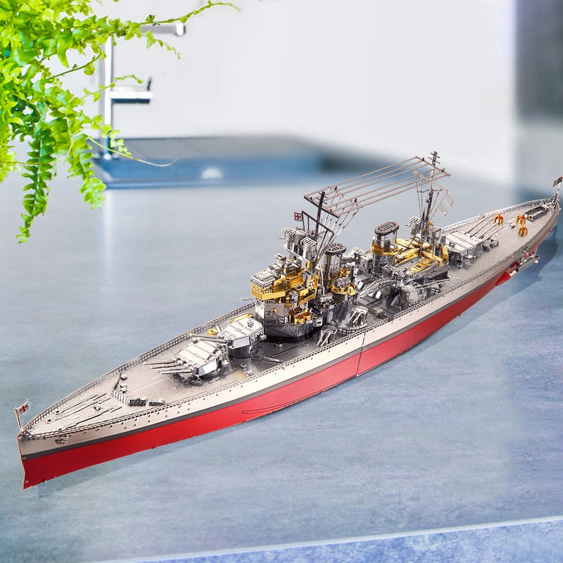 DIY 3D Metal Jigsaw Puzzles Of HMS Prince Of Wales Battleship As Birthday Gifts