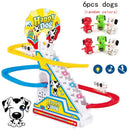 Climbing Stairs Track Electronic Music Toys Like Funny Cartoon Penguin Dinosaur Dog Duck For Children Can Serve As A Birthday Gift
