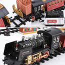 New Electric Train Set RC Trains Toy Railway Remote Control Electric Rail Car Steam Train Children's Electric Railway Trains Toy