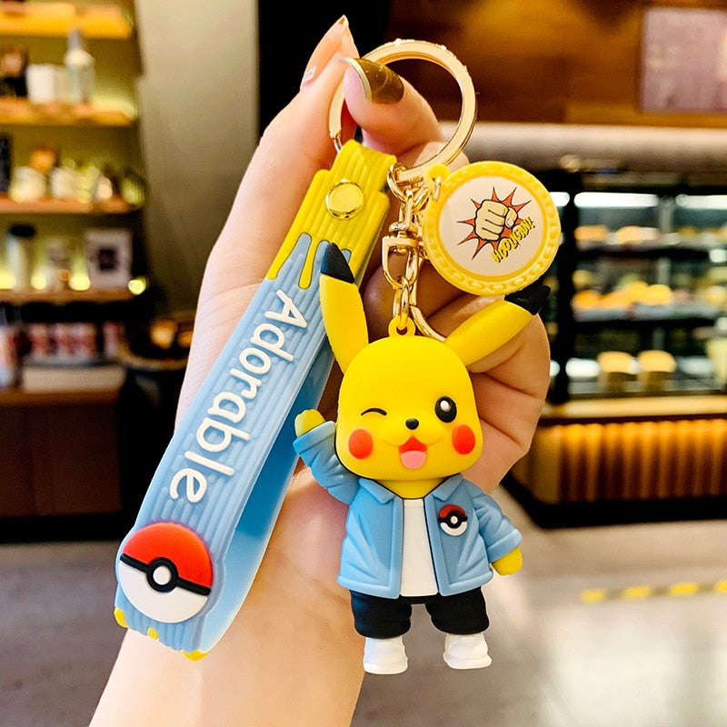 New 6 Styles Pokemon Pikachu Charmander Psyduck Squirtle Jigglypuff Bulbasaur Kawaii Anime Figures Toys Model Pokémon Kids GIft