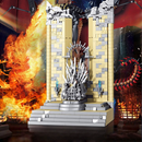 Winterfell Castle Dragon Viserion As Anime Action Figures Building Blocks Toys