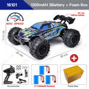 ZWN 1:16 70KM/H Or 50KM/H 4WD RC Car With LED Remote Control Cars High Speed Drift Monster Truck for Kids vs Wltoys 144001 Toys