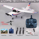 RC 2.4G Airplane With Fixed Wing And Gyroscope Can Be Used As Outdoor Toys, Drone, Or A CESSNA 182 Plane Gift