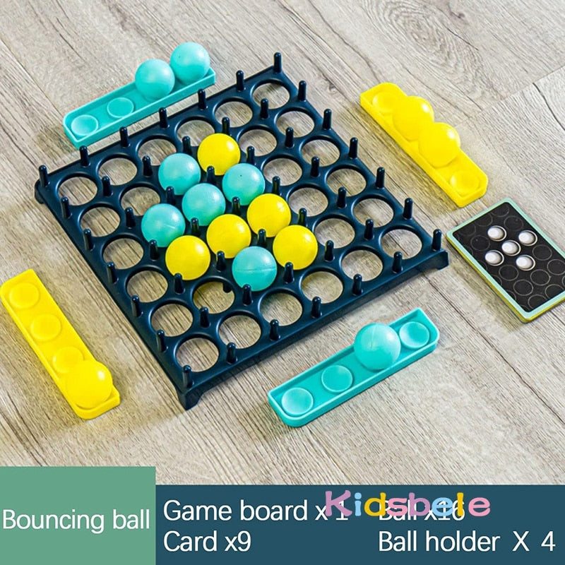 Kids Bouncing Ball Game For Adults Toy Board Jumping Ball Fun Toss Game Parent-child Interaction Off Party Gifts