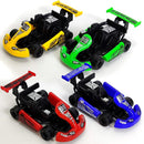 Mini Plastic Car Toy Pull Back Colorful Cartoon Racing Model Kart Racing Car Children Educational Toy For Boys
