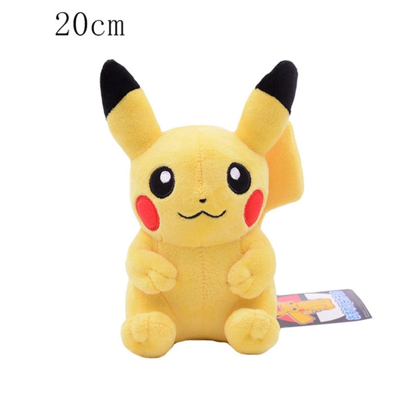 Pokemon Plush Toy Figures Pikachu Raichu Cubone Mewtwo Snorlax Bulbasaur Blastoise Gengar Gift For Children