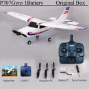 RC 2.4G Airplane With Fixed Wing And Gyroscope Can Be Used As Outdoor Toys, Drone, Or A CESSNA 182 Plane Gift