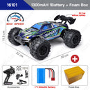 ZWN 1:16 70KM/H Or 50KM/H 4WD RC Car With LED Remote Control Cars High Speed Drift Monster Truck for Kids vs Wltoys 144001 Toys