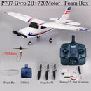 RC 2.4G Airplane With Fixed Wing And Gyroscope Can Be Used As Outdoor Toys, Drone, Or A CESSNA 182 Plane Gift