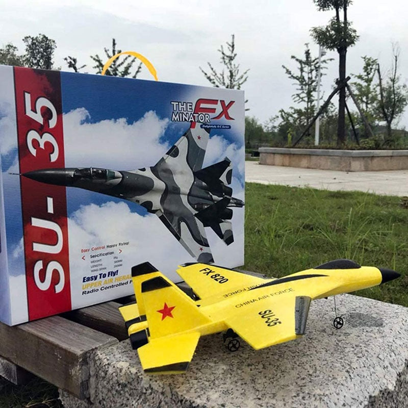 SU-35 Glider RC Plane Wingspan RC Remote Radio Control Drones Airplanes RTF UAV Children Toy Kids Gift Boy Aviation Flight Model