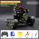 Children's remote control car gesture sensing battle tank four-wheel drive off-road mecha boy toy car