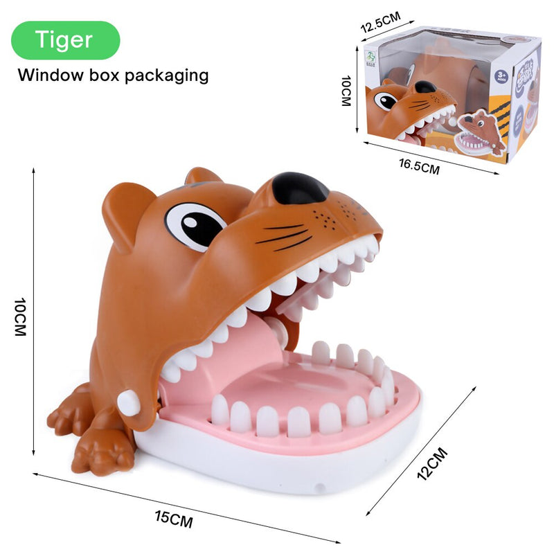 Crocodile Teeth Finger Biting Toy Game Shark Biting Finger Party Games Funny Toys For Kids Adults Dog Mouse Bite Finger Toy