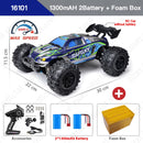 ZWN 1:16 70KM/H Or 50KM/H 4WD RC Car With LED Remote Control Cars High Speed Drift Monster Truck for Kids vs Wltoys 144001 Toys