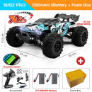 ZWN 1:16 70KM/H Or 50KM/H 4WD RC Car With LED Remote Control Cars High Speed Drift Monster Truck for Kids vs Wltoys 144001 Toys