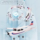 RC 2.4G Airplane With Fixed Wing And Gyroscope Can Be Used As Outdoor Toys, Drone, Or A CESSNA 182 Plane Gift