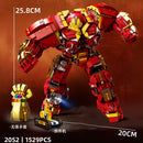 Action Figures Of Avengers Superheroes Iron Man Hulkbuster Steel Mecha Building Blocks Gift Toys For Kid
