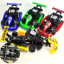 Mini Plastic Car Toy Pull Back Colorful Cartoon Racing Model Kart Racing Car Children Educational Toy For Boys