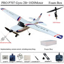 RC 2.4G Airplane With Fixed Wing And Gyroscope Can Be Used As Outdoor Toys, Drone, Or A CESSNA 182 Plane Gift