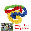 Outdoor Team Develop Sport Toys  Elasticity Rope Circle Southeast Northwest Running Push Game Sensory Rope