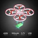3.	Quadcopter Mini RC Drone Works With Induction And Smart Watch Remote As Per Hand Sensing Gesture