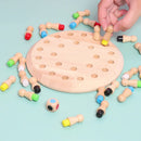 Wooden Memory Match For Kids Puzzle Board Game As Educational Toy Boosts Cognitive Ability And Learning Among Children