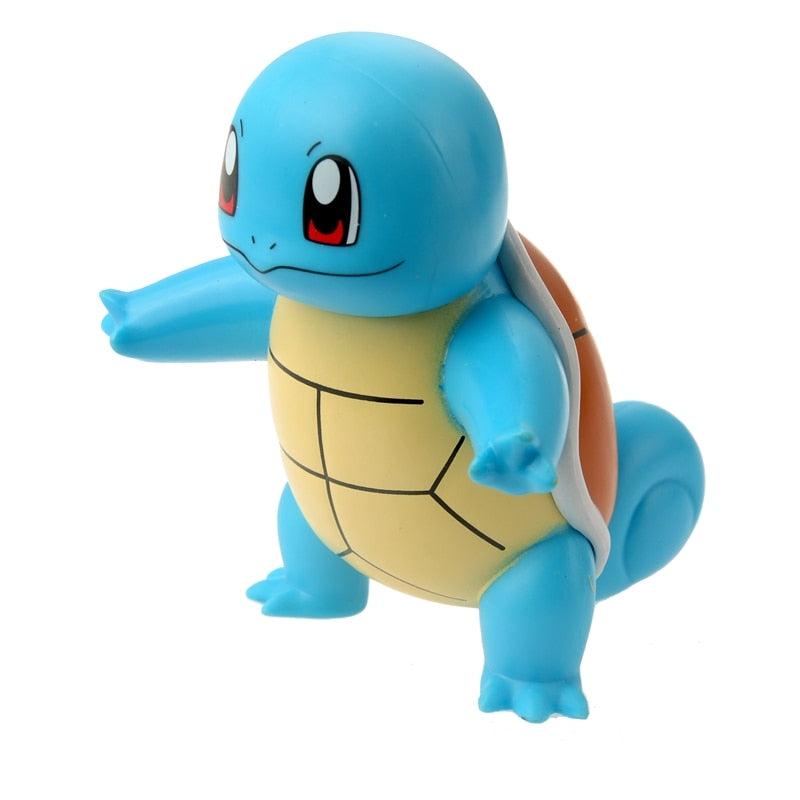 New 6 Styles Pokemon Model Toys Anime Figures Pikachu Charmander Psyduck Squirtle Jigglypuff Bulbasaur Gift For Kids