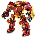 Action Figures Of Avengers Superheroes Iron Man Hulkbuster Steel Mecha Building Blocks Gift Toys For Kid