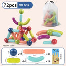 Magnetic Constructor Blocks Set Toys for Kids Magnet Stick Rod Building Blocks Montessori Educational Toys For Children Boy Girl