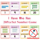 72 Groups/set English Learning Card Question Games Puzzles for Kids Children Toys Games Juegos Educativos Early Educational Toy