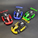 Mini Plastic Car Toy Pull Back Colorful Cartoon Racing Model Kart Racing Car Children Educational Toy For Boys