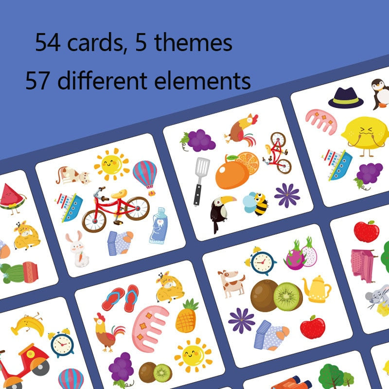 Children Memory Matching Cards Toys Animal Traffic Cognition Boards Games Early Educational Logical Thinking Toys Brain Training