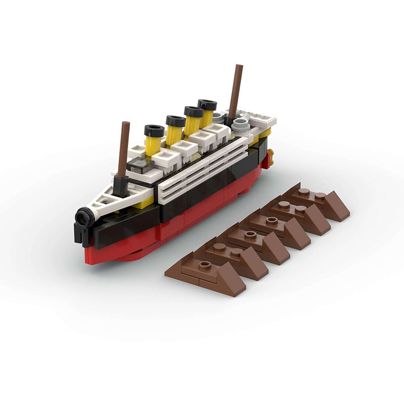 Titanic Break In Half With Case Building Blocks Is Creative Toy Gift