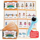72 Groups/set English Learning Card Question Games Puzzles for Kids Children Toys Games Juegos Educativos Early Educational Toy