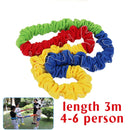 Outdoor Team Develop Sport Toys  Elasticity Rope Circle Southeast Northwest Running Push Game Sensory Rope