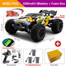 ZWN 1:16 70KM/H Or 50KM/H 4WD RC Car With LED Remote Control Cars High Speed Drift Monster Truck for Kids vs Wltoys 144001 Toys