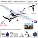 RC 2.4G Airplane With Fixed Wing And Gyroscope Can Be Used As Outdoor Toys, Drone, Or A CESSNA 182 Plane Gift