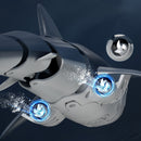 2.4G Remote Control Shark Toys Swimming Pool Bathroom Gift Remote Control Boat Toys Kids Boys Kids Cool Toys Shark Submarine