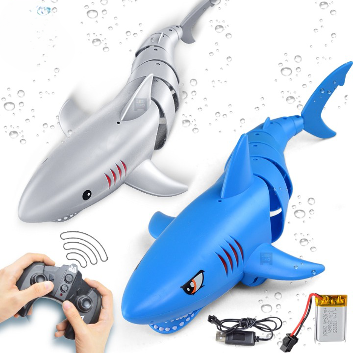 UKBOO Funny RC Shark Toy Remote Control Animals Robots Swimming Pool E