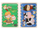 Double Sided Strip Puzzles In 3D Educational Toys For Baby Wooden Montessori Toy As For Children