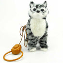 Singing Electronic Plush Robot Cat That Can Walk With A Leash Control Is A Cute Animal Toy Gift For Kids